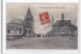 POURU-AUX-BOIS : L'eglise Et La Mairie - Tres Bon Etat - Other & Unclassified