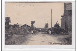 NAUROY : Rue De La Gare - Tres Bon Etat - Autres & Non Classés