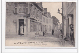 ETAPLES : La Rue De Montreuil Et Le Bureau De Tabacs - Tres Bon Etat - Etaples