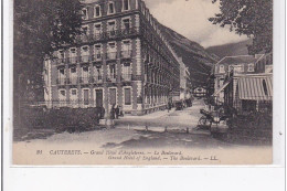 CAUTERETS : Grand Hotel D'angleterre, Le Boulevard - Tres Bon Etat - Cauterets