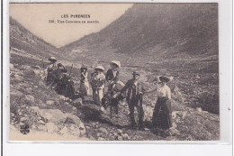 GAVARNIE : Une Caravane En Marché - Tres Bon Etat - Gavarnie