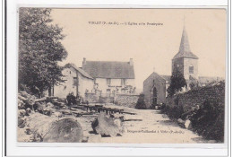 VIRLET : L'eglise Et Le Presbytere (batteuse) - Tres Bon Etat - Other & Unclassified