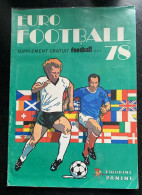 PANINI EURO FOOTBALL 78 ALBUM NON COMPLETO - Edición Italiana