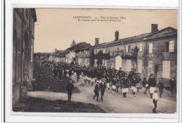 CONTRISSON : Fete De Jeanne D'arc En Route Pour Le Terrain D'exercise - Tres Bon Etat - Sonstige & Ohne Zuordnung