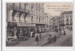 ANGERS : Maison A. PELE, Succursale, Rue De La Gare - Tres Bon Etat - Other & Unclassified