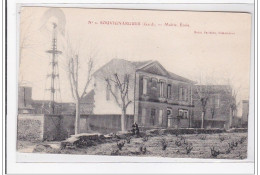 SOUVIGNARGUES : Marie, Ecole (eolienne) - Tres Bon Etat - Andere & Zonder Classificatie