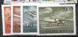 Yugoslavia 1978 Mnh ** Planes Set - Neufs