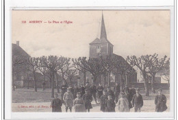 AISEREY : La Place Et L'eglise - Tres Bon Etat - Other & Unclassified