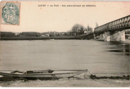 JUVISY: Le Pont, Vue Panoramique De Draveil - Très Bon état - Juvisy-sur-Orge