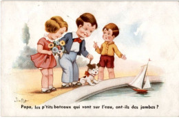 CHANSONS: Papa, Les P'tits Bateaux Qui Vont Sur L'eau, Ont-ils Des Jambes? - Très Bon état - Música Y Músicos