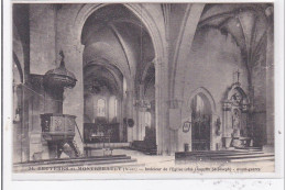 BRUYERES-et-MONTBERAULT : Interieur De L'eglise (cote Chapelle St-joseph) Avant-guerre - Tres Bon Etat - Autres & Non Classés