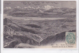 GEX : Geneve Et La Savoie Panorama Du Col De La Faueille - Tres Bon Etat - Gex