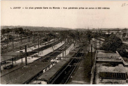 JUVISY: La Plus Grande Gare Du Monde Vue Générale Prise En Avion à 300 Mètres - Très Bon état - Juvisy-sur-Orge