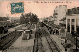 JUVISY: Les Quais De La Gare Du P.L.M. - état - Juvisy-sur-Orge