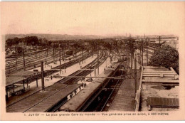 JUVISY: La Plus Grande Gare Du Monde Vue Générale Prise En Avion à 300 Mètre - Très Bon état - Juvisy-sur-Orge