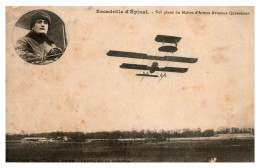 Centre D'Aviation Epinal Dogneville - Vol Plané Du Maître D'Armes Aviateur Quennehen (Testart éditeur) - Epinal