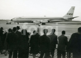 ORIGINAL AMATEUR PHOTO FOTO BOEING 707 TWA  AIRCRAFT PLANE AVION N762TW PORTUGAL AT190 - Luftfahrt