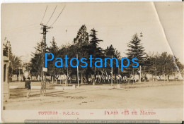 229482 ARGENTINA SANTA FE TOTORAS SQUARE PLAZA 25 DE MAYO BREAK POSTAL POSTCARD - Argentine