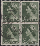 1953 Australien ⵙ Mi:AU 236, Sn:AU 257, Yt:AU 197, Sg:AU 262, Un:AU 263, Queen Elizabeth II - Usados