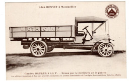 Montpellier Camion Automobile Saurer Pour Léon Bonnet - Montpellier