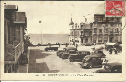 COUTAINVILLE , La Place Centrale , 1937 , µ - Otros & Sin Clasificación