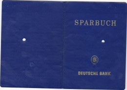 GERMANIA - LIBRETTO DI RISPARMIO - SPARBUCH - DEUSTCHE BANK - 1960 - Historical Documents