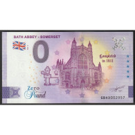 ROYAUME UNI - 0 POUND - Abbaye De Bath - Somerset - 2022-2 - Private Proofs / Unofficial