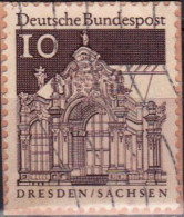 1967- ALEMANIA - REPUBLICA FEDERAL - EDIFICIOS HISTORICOS - PABELLON ZWINGER - YVERT 391 - Usati