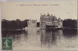 CPA  Circulée 19??, Missillac (Loire Atlantique) -  Château De La Bretesche, Vue D'ensemble éd. Thobie (163) - Missillac