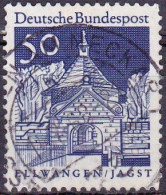 1967 - ALEMANIA - REPUBLICA FEDERAL - EDIFICIOS HISTORICOS - ELLWANGEN JAGST - YVERT 394 - Used Stamps