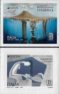 ITALIA /ITALY /ITALIEN  -EUROPA CEPT 2022.- "HISTORIAS Y MITOS".-SERIE De 2 V. - N -  LOGO EUROPA - 2022