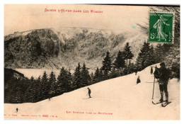 Saison D'Hiver Dans Les Vosges - Les Skieurs Dans La Montagne (Weick éditeur) - Andere & Zonder Classificatie