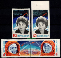 1963  USSR  CCCP  Mi 2782 A - 83 A &  2784 A & B  MNH/** - Ungebraucht