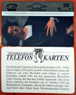 Österreichische Telefon Karten Christoph Kolumbus  Mint Certificate 204L - Colecciones