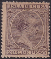 Cuba 1890 Sc 150 Ed 117 MLH* - Kuba (1874-1898)