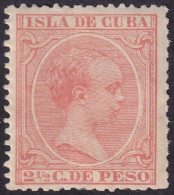 Cuba 1891 Sc 141 Ed 126 MNG(*) Repaired Tear - Cuba (1874-1898)