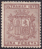 Cuba 1875 Sc 66 Ed 34 MLH* - Kuba (1874-1898)