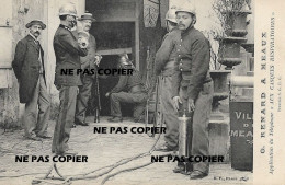 77 - G. RENARD A MEAUX - Application Du Téléphone "Aux Casques Respiratoires" - Animée - Rare CPA Neuve - Meaux