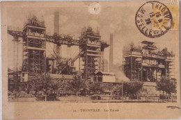 CPA  Circulée 1923, Thionville (Moselle) - Les Usines  (166) - Thionville