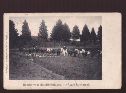 Rendez-vous Des Domestiques - (Avant La Chasse) - Postkaart - Vielsalm