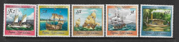 PAPOUASIE ET NOUVELLE-GUINEE 1987 BATEAUX YVERT N°538/542 NEUF MNH** - Bateaux