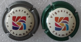 2 Capsules De Champagne Vignerons En Champagne - Autres & Non Classés