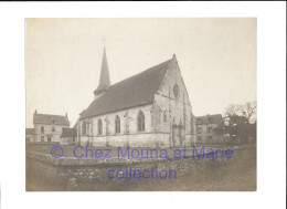 1912 76 Saint-Pierre-de-Manneville, L'église, Tampon Leniept à Rouen  - Photo Collection Lucien LEFORT Architecte Des MH - Lieux