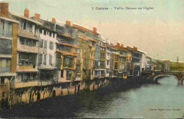 81 - Castres - Vieilles Maisons Sur L'Agout - Colorisée - CPA - Oblitération Ronde De 1924 - Voir Scans Recto-Verso - Castres