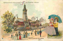 75 - Paris - Exposition Universelle De 1900 - Pavillon De Finlande - Colorisée - Coin Inférieur Gauche Plié - CPA - Voir - Exposiciones