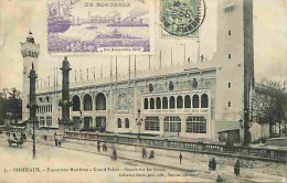 33 - Bordeaux - Exposition Maritime De 1907 - Grand Palais - Façade Sur Les Quais - Timbre Exposition Maritime De 1907 - - Bordeaux