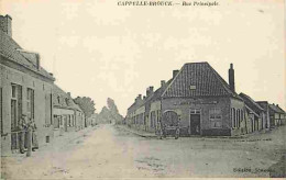 59 - Capelle Brouck - Rue Principale - Animée - CPA - Voir Scans Recto-Verso - Other & Unclassified