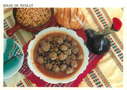 Recettes De Cuisine - Boles De Picolat - Gastronomie - CPM - Carte Neuve - Voir Scans Recto-Verso - Recipes (cooking)