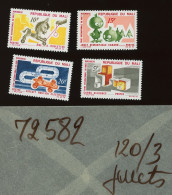 Mali 1969.  **  - Y&T 120/123.  Jouets  Foire De Nurenberg - Malí (1959-...)