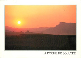 71 - Solutré-Pouilly - La Roche De Solutré - Vignes - Coucher De Soleil - CPM - Voir Scans Recto-Verso - Autres & Non Classés